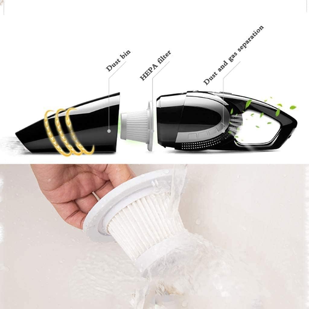 Handheld Vacuum, Hand Vacuum Cordless with 120w High Power, Home Car Dual Purpose Energy Saving and Safety