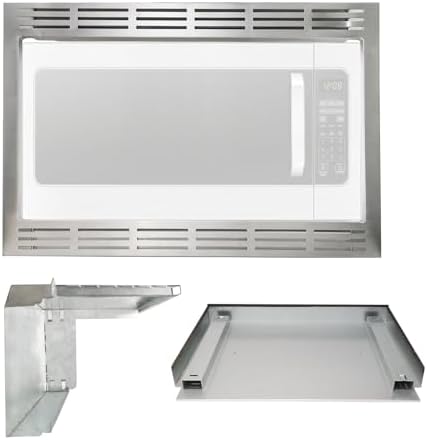 NN-TK922SS 27-inch Microwave Trim Kit, 27-Inch Stainless Steel Microwave Trim Kit - Compatible with 2.2 Cu Ft Built-in Microwaves, Trim Kit for Microwave
