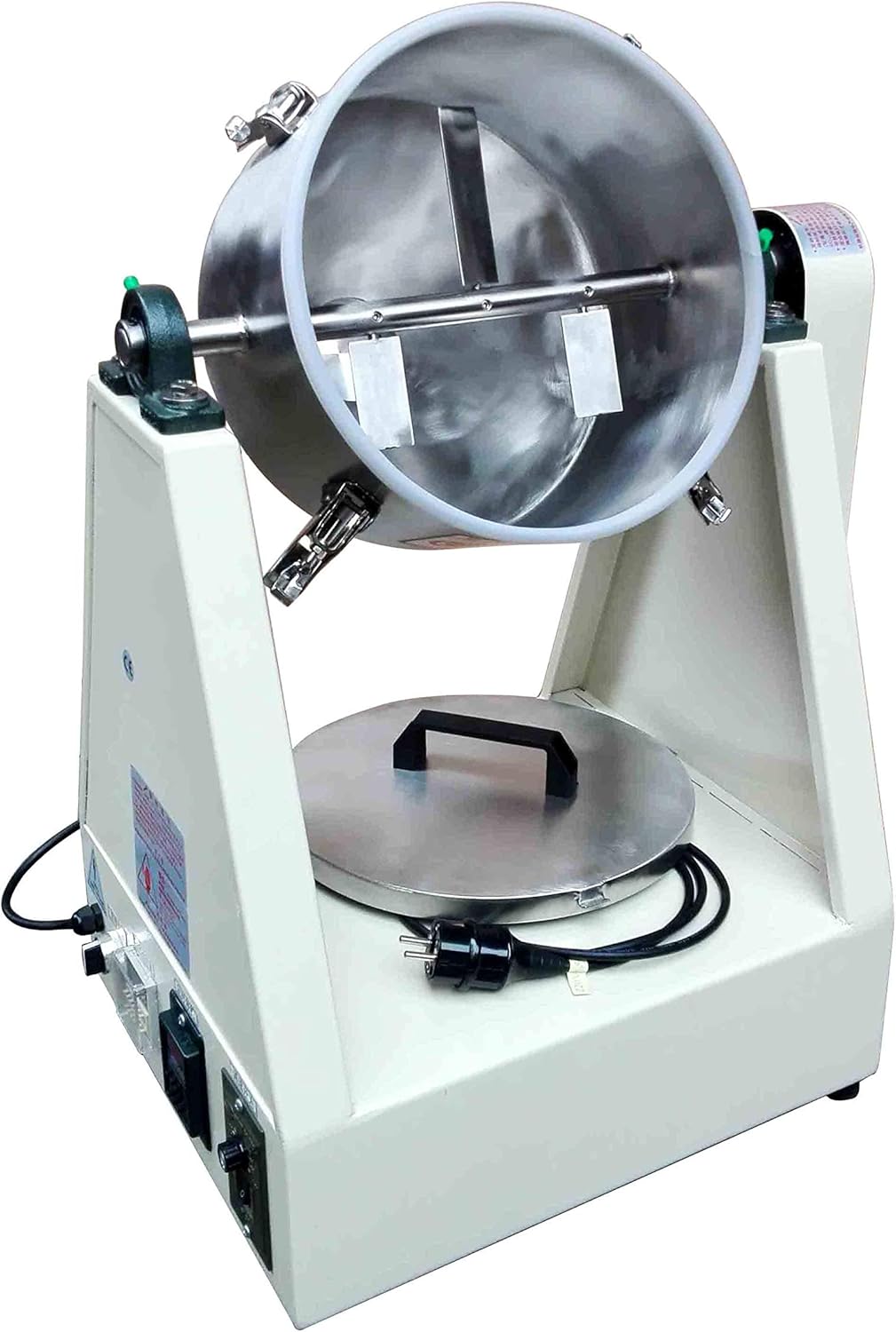 MXBAOHENG 5KG Dry Powder Mixer Powder Blender Particle Mixer Granule Particle Blender (110V, 15L, 5kg)