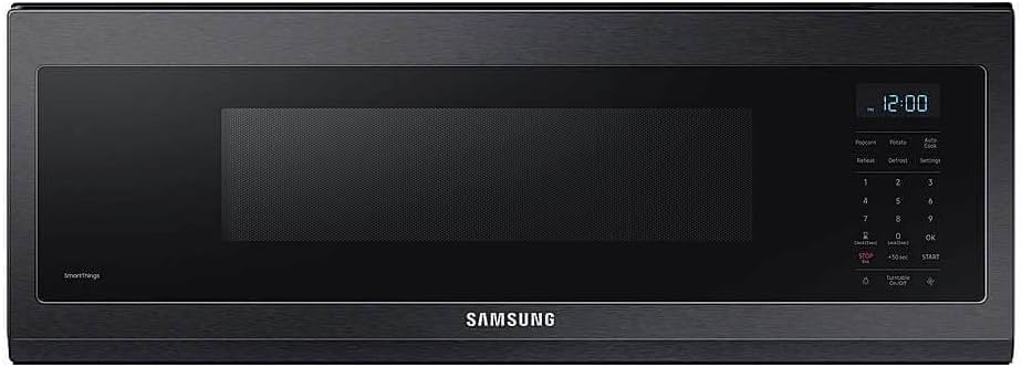 SAMSUNG ME11A7510DG 1.1 Cu. Ft. Black Stainless Smart SLIM Over-the-Range Microwave