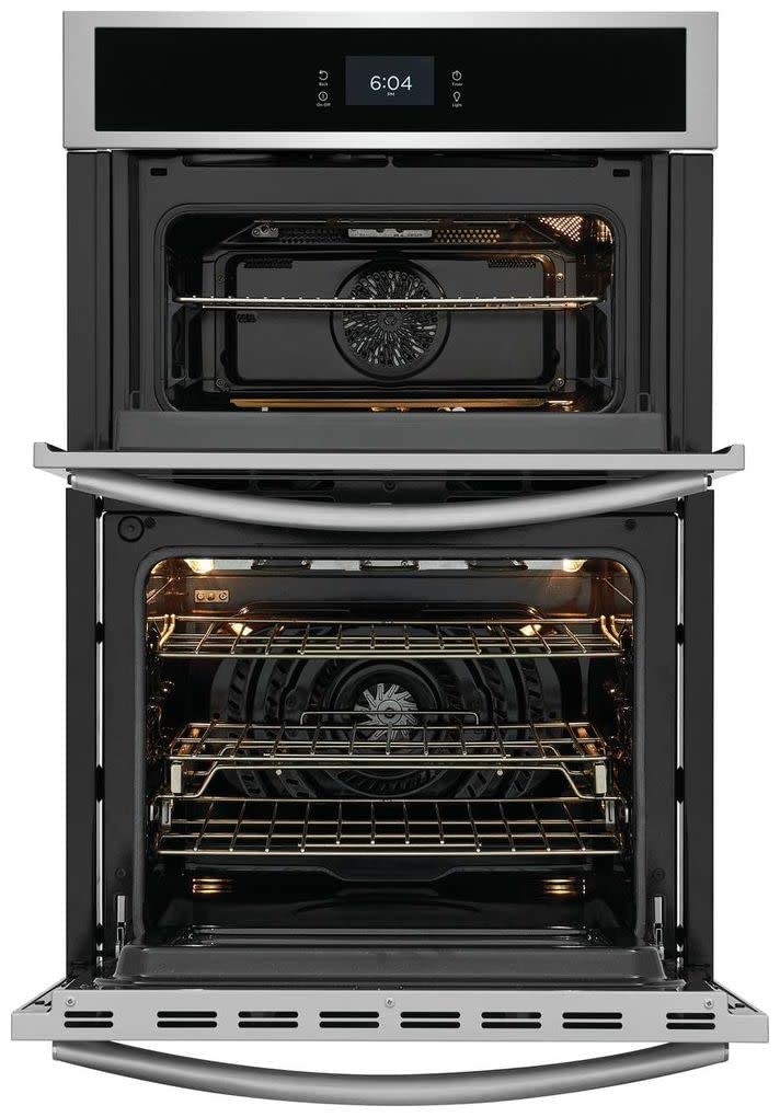 Gallery 27 in. Electric Built-in Wall Oven and Microwave Combination w/Total Convection in Smudge-Proof Stainless Steel