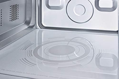 Summit 21” Microwave, 0.9 cu.ft., Countertop Microwave, Commercial Microwave Oven, Stainless Steel- SCM1000SS