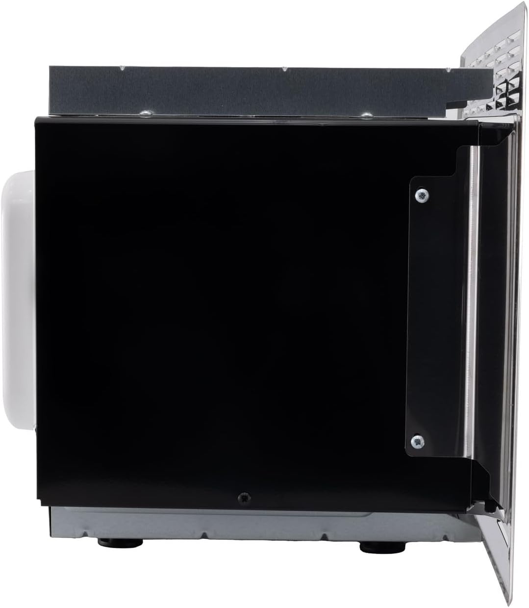 Tough Grade RV Microwave | 0.9 Cu. Ft. Built-In Stainless Steel Microwave | 8 Express Cook Presets, 10 Power Levels, Instant Start | Greystone Replacement | Travel-Safe, 120V RV Installation Only