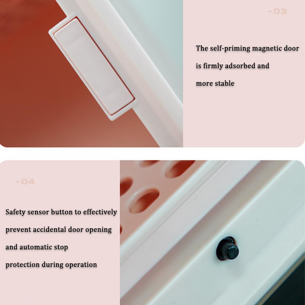 Compact Vented Tumble Dryer, 120W Clothes Dryer Machine with LCD Display, Independent Water Collection Box and Visual Cabin Window, Small Household Clothes Warmer (B)