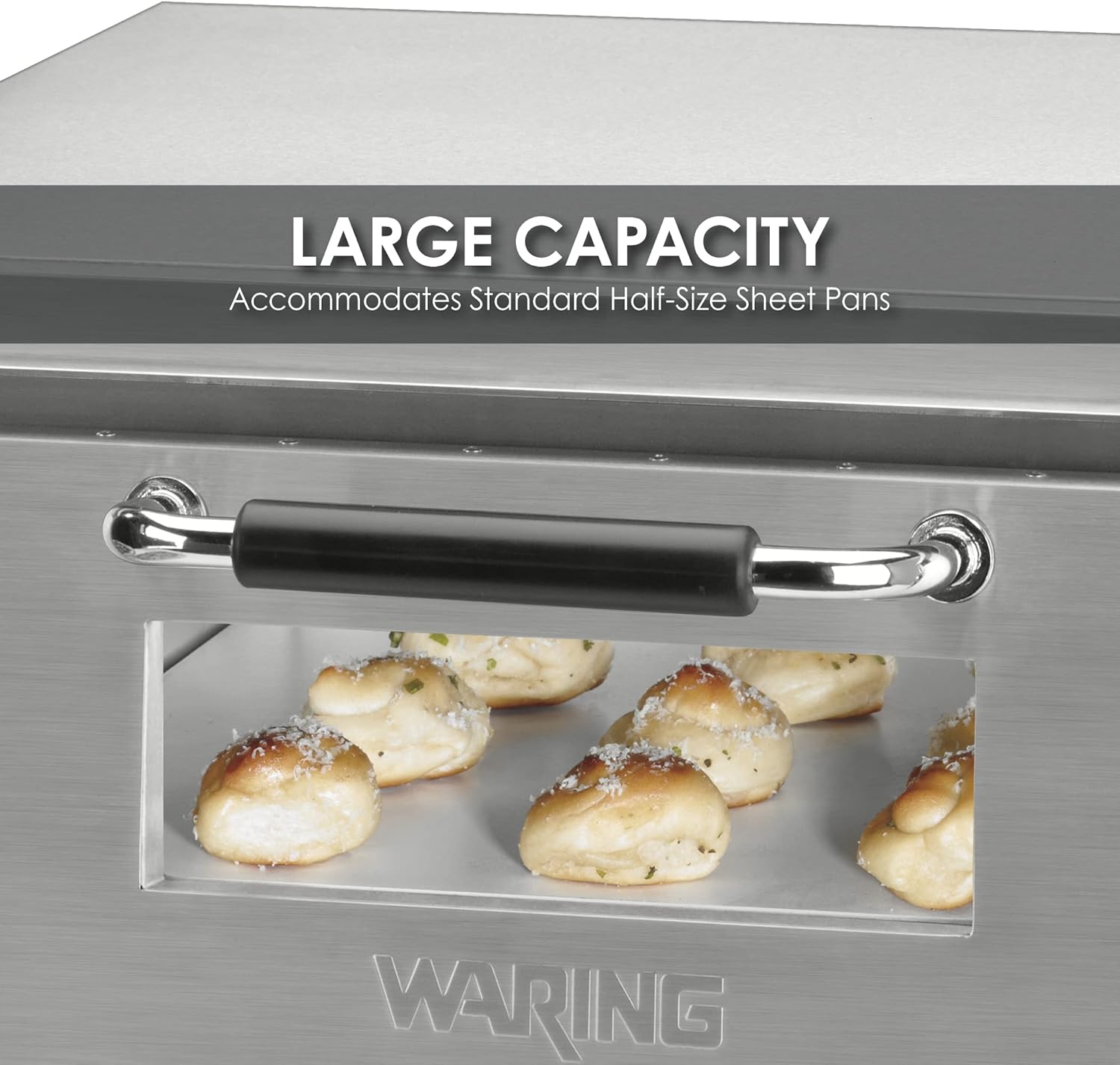 Waring Commercial Commercial Single Compartment/Double-Deck Pizza Oven, 240V-3200W