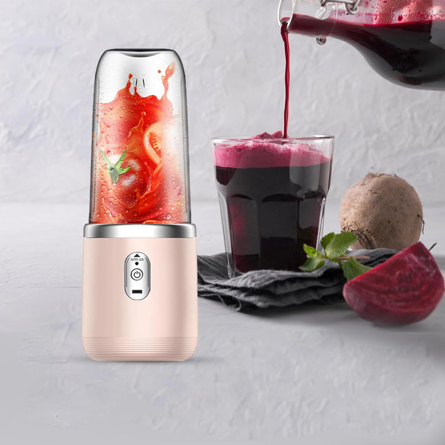 Portable Blenders Cup Juices Extractors Cup Juicing Cup Juices Making Cup Blenders Cup Suitable for Office and Travel