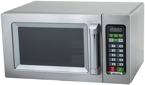 Winco Commercial-Grade Microwave with Touch Controls, 1,000 W, .9 Cubic Feet