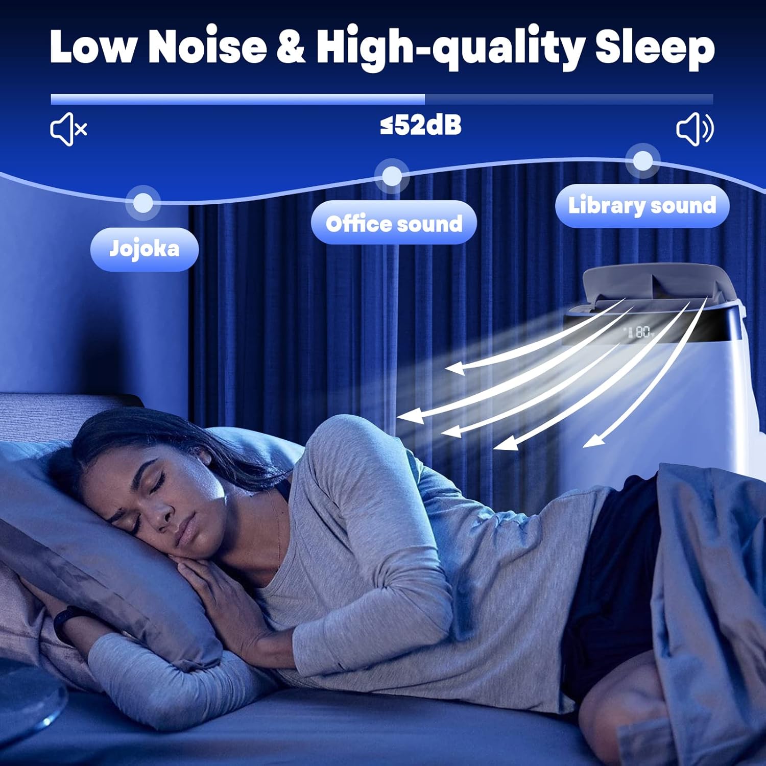 Portable Air Conditioner 10000 BTU ASHRAE / 6000 BTU SACC, 3-in-1 AC Unit with Dehumidifier & Fan, Sleep Mode, Auto Swing, 64-90℉ Temp Control, Quiet Operation for Room, Easy Installation