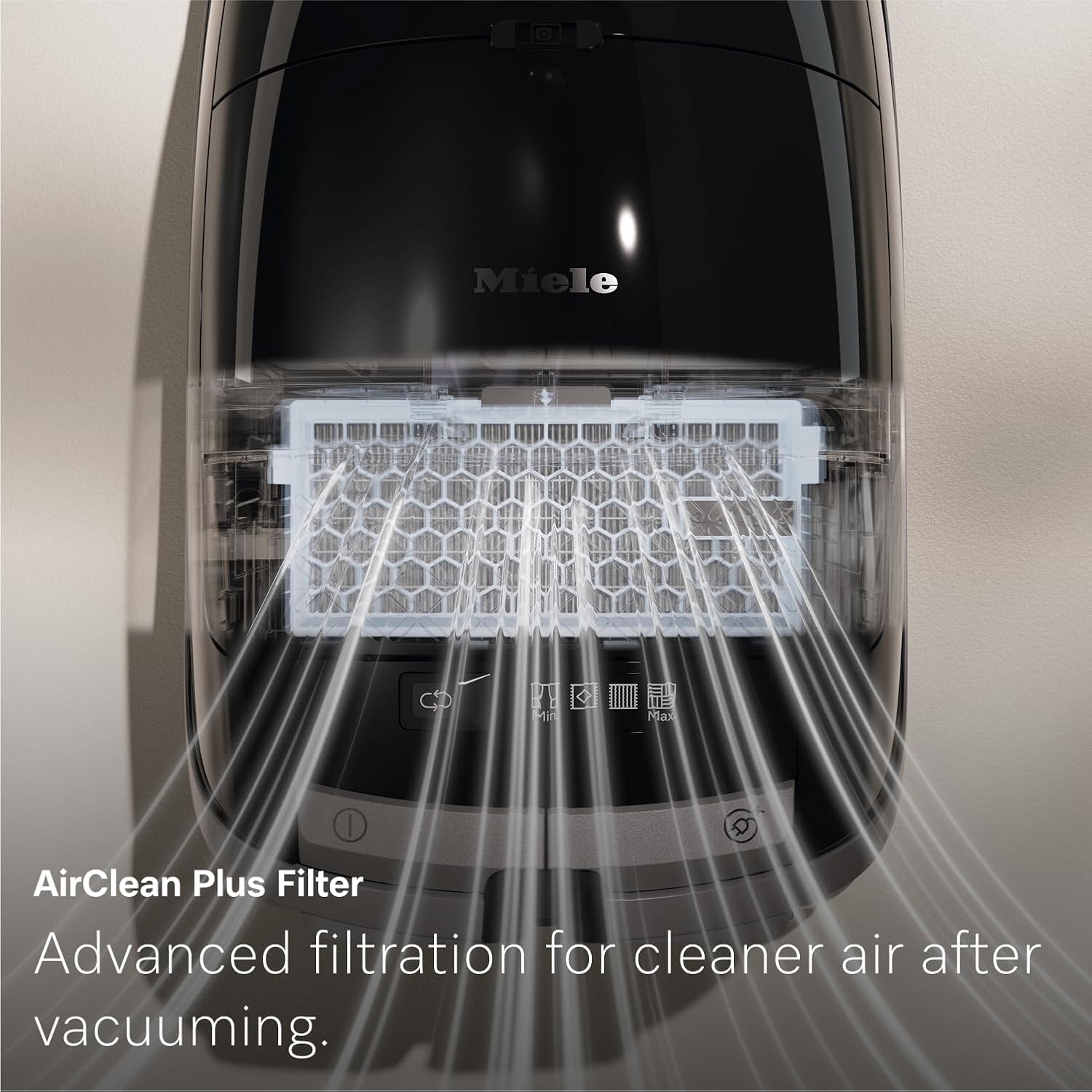 Miele New Guard M1 Parquet XL Bagged Canister Vacuum Cleaner with AirClean Plus Filter, AllTeQ Universal Floorhead, and Parquet Twister XL Floorbrush, LED Icon Display, in Brilliant White