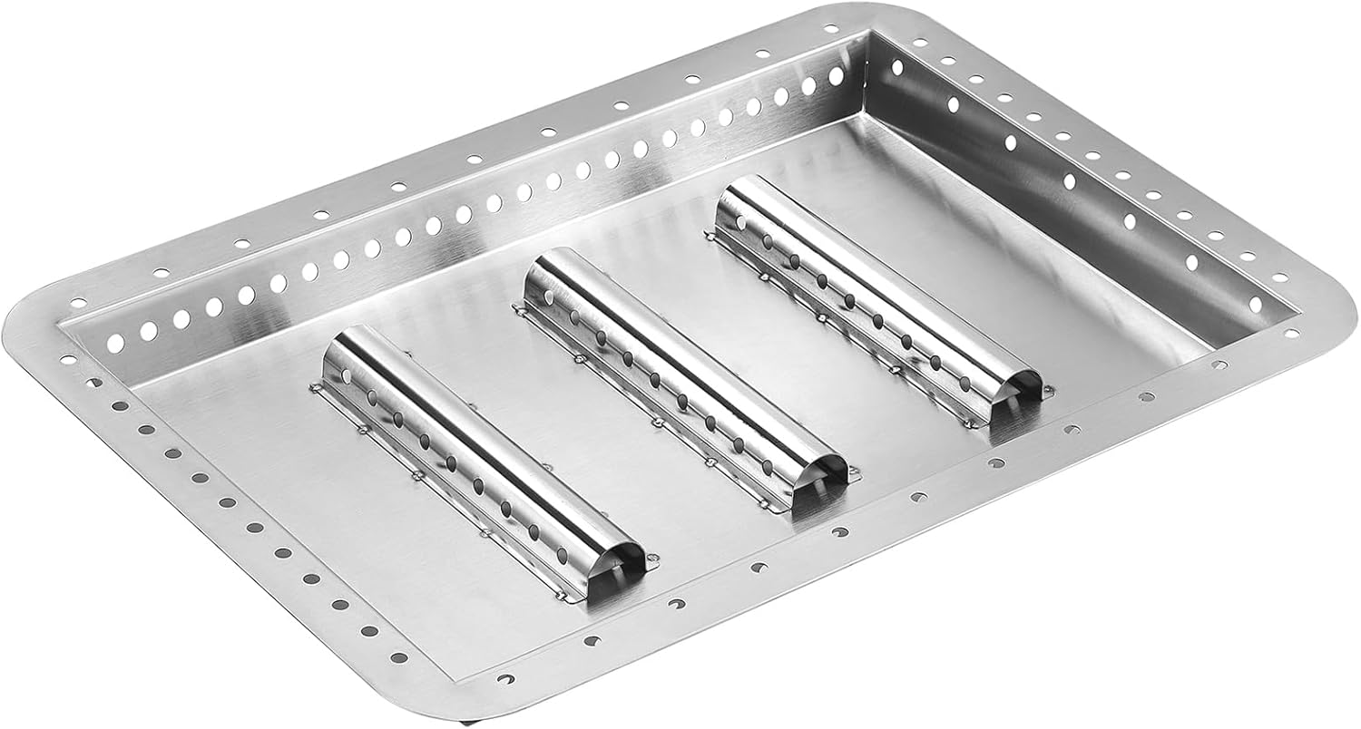 G421-0200-W1 463340516 Charcoal Tray Grill Replacement Part for Charbroil Gas2coal 3 Burner Hybrid Grill Charcoal Pan 463370519 463336818 463370518 463341918 Coal Ash Tray Grill Parts