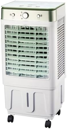 Evaporative Air Cooler, 4-IN-1 Portable Evaporative Cooler, Knob Control Air Conditioner Portable with 6.6 Gallon Water Tank, 90°Oscillation(Green)