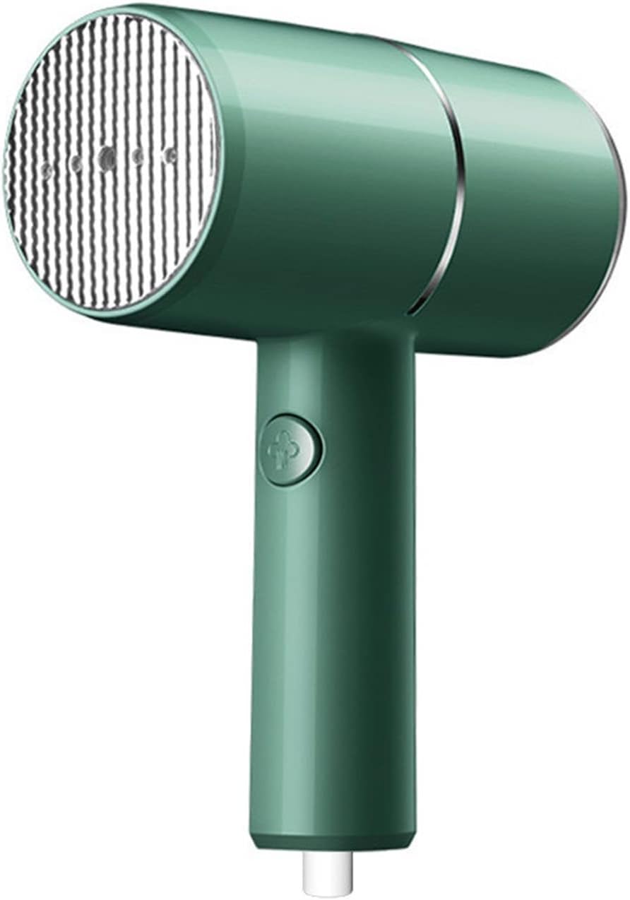 KANGYEBAIHUODIAN Household Garment Steamer Handheld Vertical Steam Iron Fit for Clothes Portable Home Travelling Fit for Clothes Ironing (Color : Green, Size : EU)