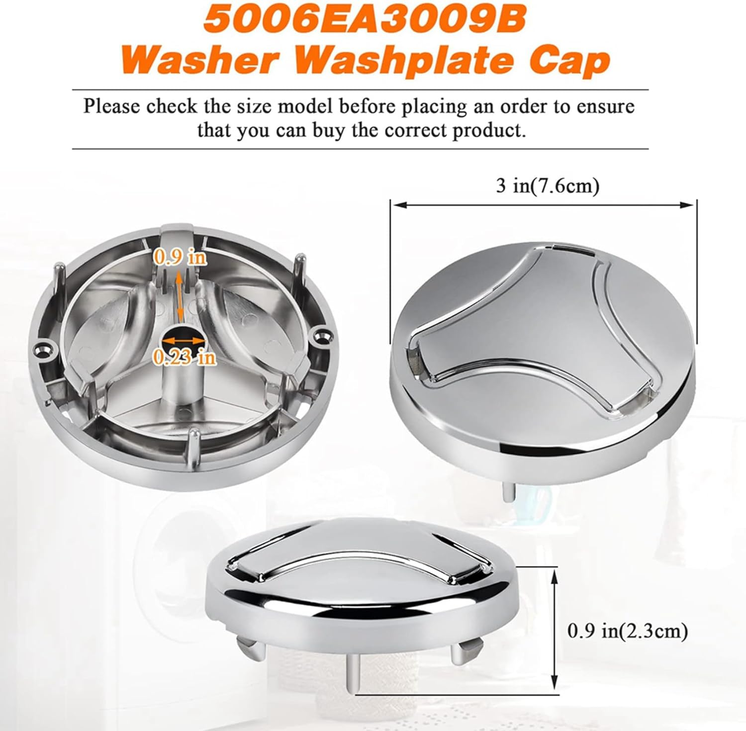 20X 5006EA3009B Washer Pulsator Cap Laundry Appliance Control Knob for Washing Machine Replacement Washer Dryer Control