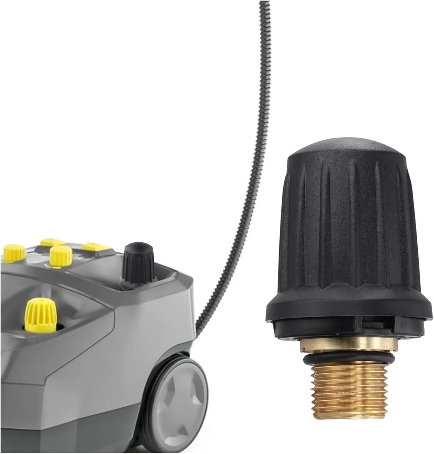 Steam Cleaner Brass Safety Valve,Compatible For KARCHER， SG4-4 2.889-104.0 Household Supplies Cleaning Vacuum Parts Accessory(2 PACK)