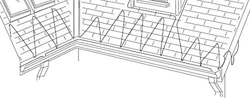 Danfoss 088L3505 RX 120' 120V Heavy Duty Roof and Gutter De-Icing Cable W/Plug