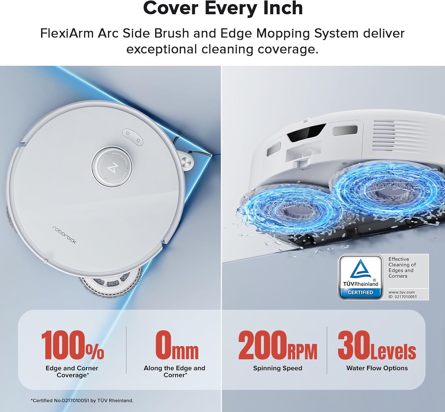 roborock Qrevo Curv Robot Vacuum and Mop with Side Brushes Replacement Bundle