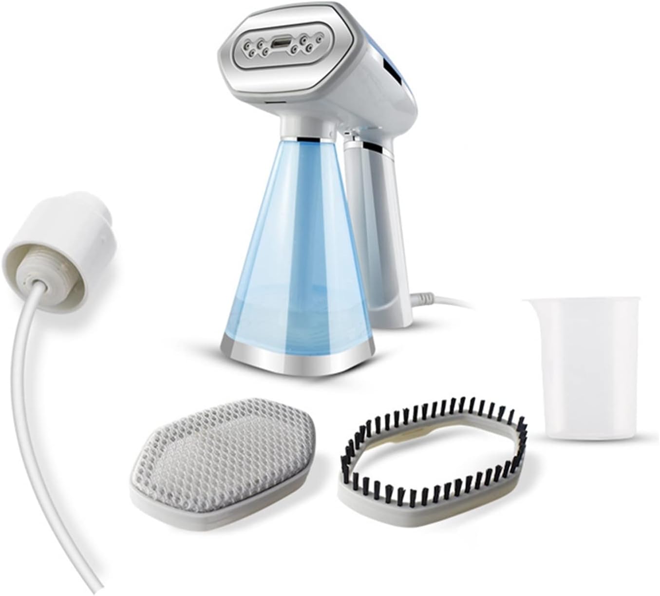 KANGYEBAIHUODIAN Handheld Steamer 1600W Powerful Garment Steamer Portable Fast-Heat Electric Steam Iron Ironing Machine Fit for Clothe Home Traveling (Color : Blue, Size : US)