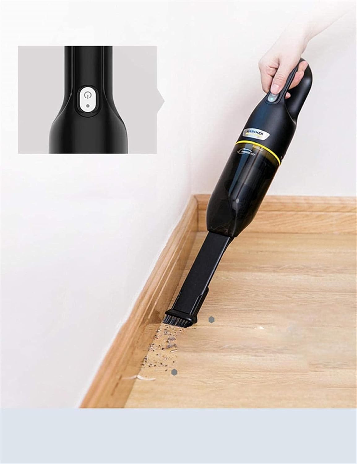 Handheld Vacuum Cordless 10Kpa Strong Suction Powered, Wet Dry Portable Mini Vacuum for Home and Car