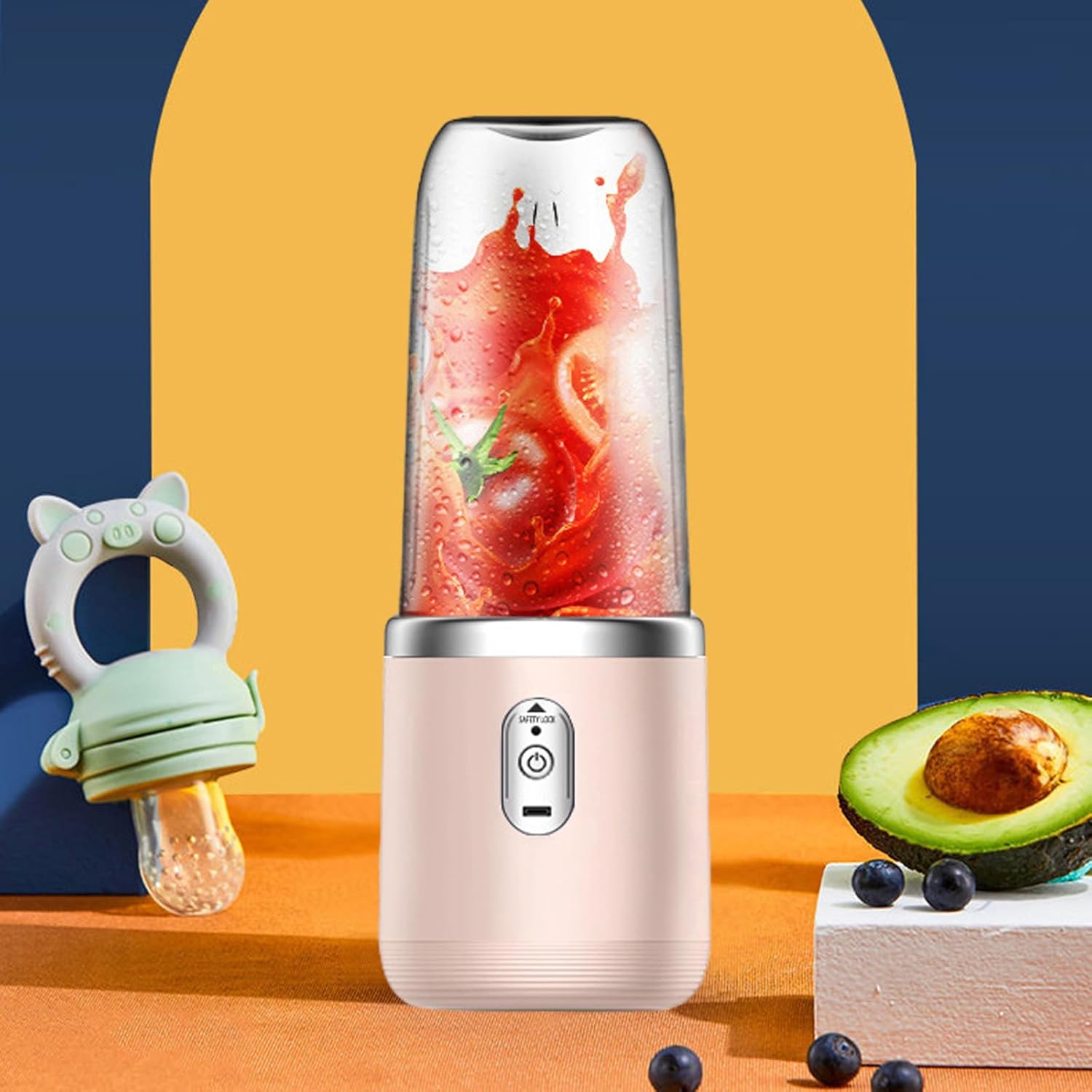 Portable Blenders Cup Juices Extractors Cup Juicing Cup Juices Making Cup Blenders Cup Suitable for Office and Travel