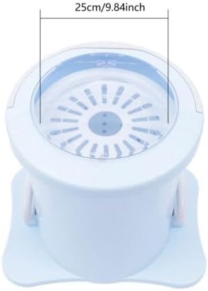 Portable Compact Spin Dryer, Non-Electric Manual Laundry Mini Drying Machine, Big Capacity Design, 2500 RPM, for RV, Camping, School, Apartment, Dorm