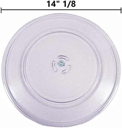 GLOB PRO SOLUTIONS CK900127 Compatible with KitchenAid, and More Microwave Glass Tray Plate 14 1/8