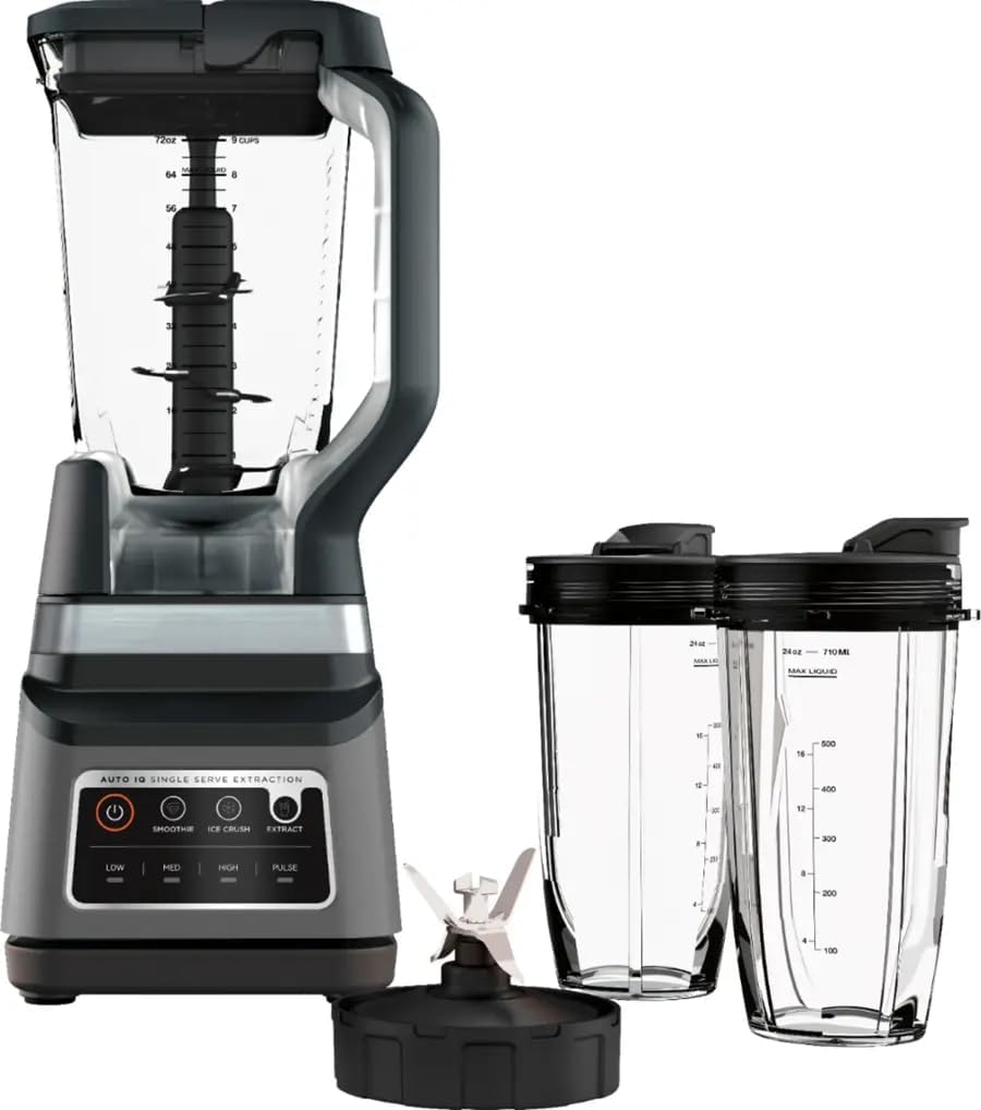 Ninja Professional Plus Blender DUO with Auto-iQ, 1400-Peak-Watt Motor and 72-oz Total Crushing Pitcher