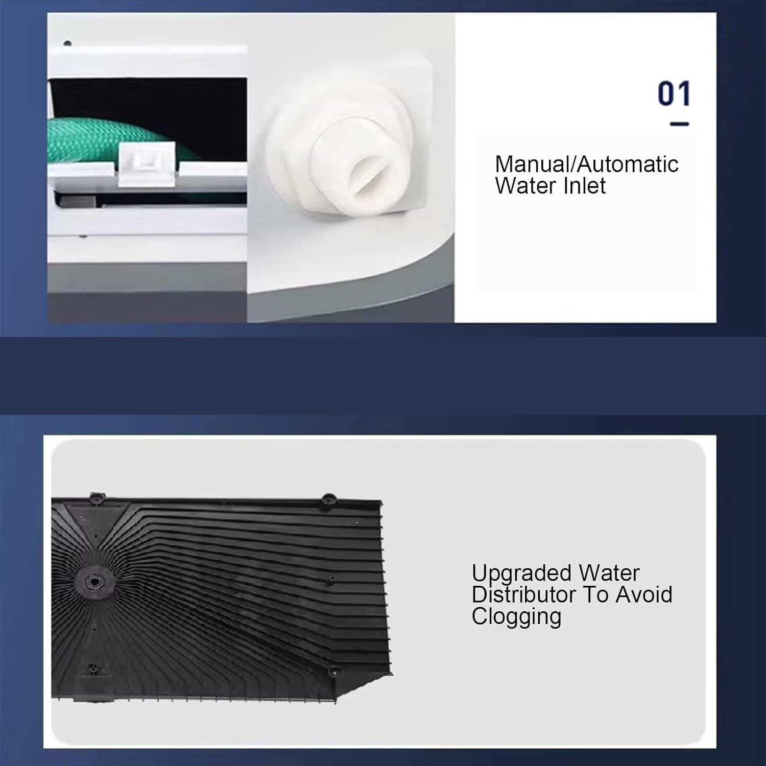 Portable Evaporative Cooler, Swamp Cooler with 3 Speeds, Extra Large Water Tank, Quiet Air Conditioner for Office, Room, and Outdoor Use