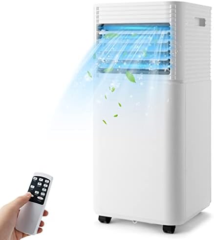 PETSITE Portable Air Conditioner, 8000 BTU AC Cooling Unit for Room, 3 in 1 AC Unit with Air Cooler & Fan & Dehumidifier Mode, Cools Up to 230 sq.ft