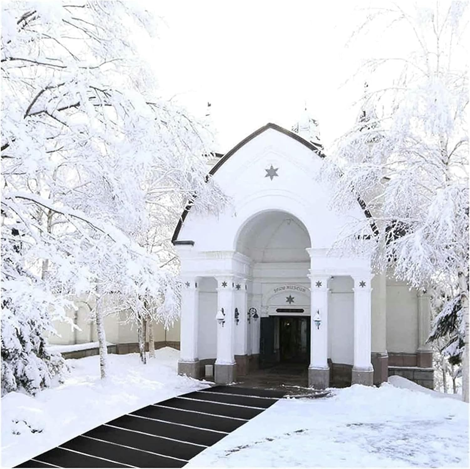 Snow Melting mats, Stairs Non-Slip Heating Mats, Ice Melting Mats, for Winter Outdoor Stairs, Steps, Doorways (Size : 20x30in)