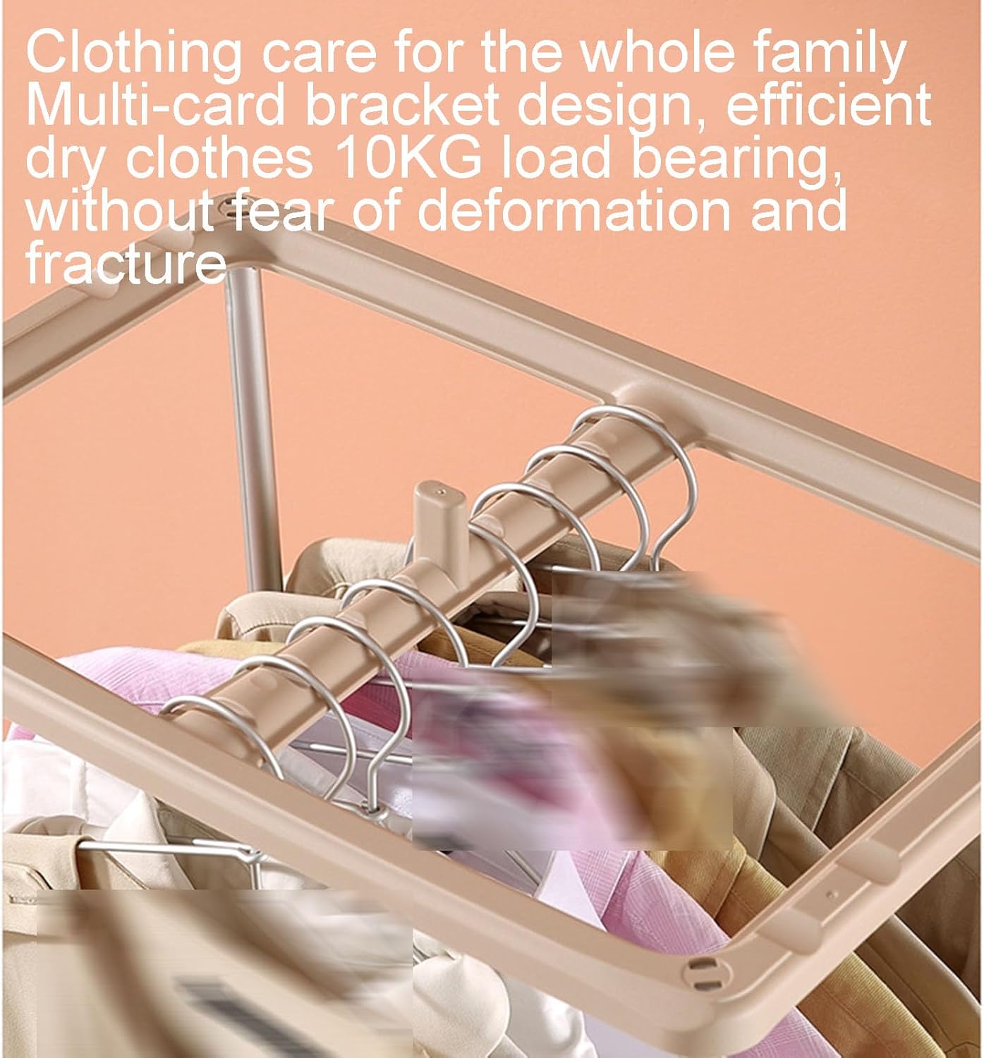 800W Foldable Clothes Dryer, Portable Large-Capacity Dryer, 50kg Load-Bearing, Quiet Operation, Suitable for All Seasons