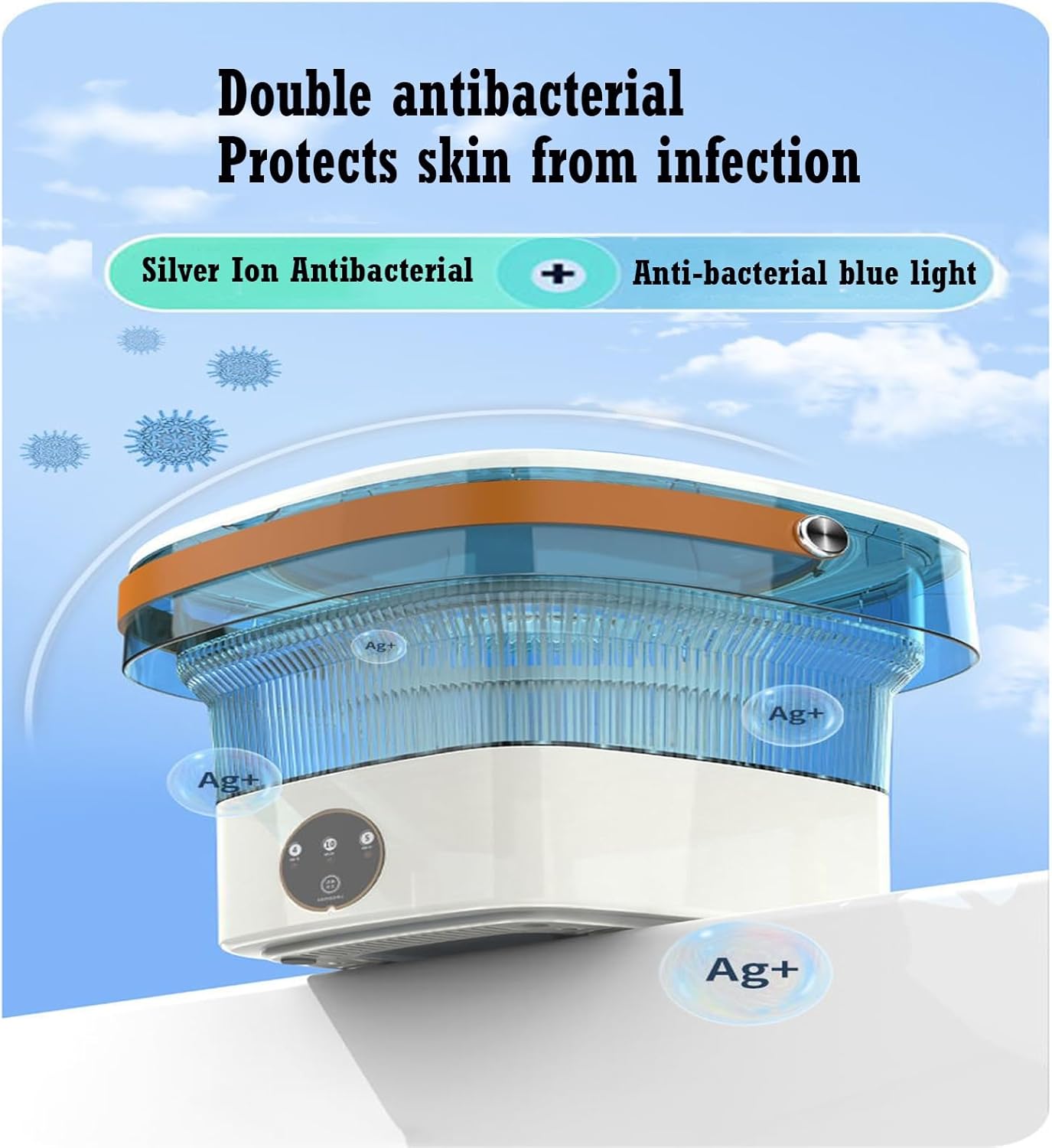 Portable Washing Machine, Mini Washer and Spin Dryer with Deep Cleaning of Underwear, Baby Clothes and Small Items, Foldable Small Washer for Dorm,RV, Travel, Laundry,Camping(Yellow)