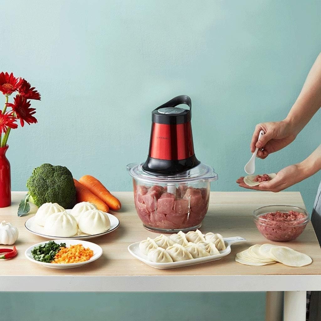 Electric Meat Grinder Machine Stainless Steel Household Electric Food Chopper Mincer Blender Grinder Home Kitchen Food Processor for Meat Fruit