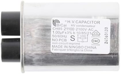 Whirlpool WPW10574736 OEM Microwave Capacitor, Stainless