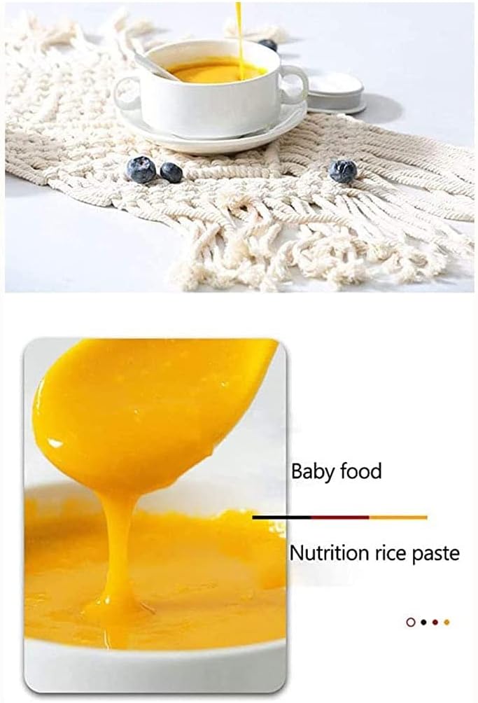 Multi-Function Juicer, 300ML Soymilk Maker Machine Mini Blender Fully Automatic Multifunction Portable 6 Leaves 304 Stainless Steel 110-240V Filter-Free(D)