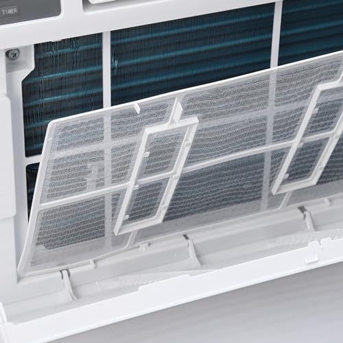 Window Air Conditioner, 10,000 BTU, Cools 450 Sq.ft, 3 Cooling & Fan Speeds, Window AC with Remote/App Control, Energy Saving, 110-115V