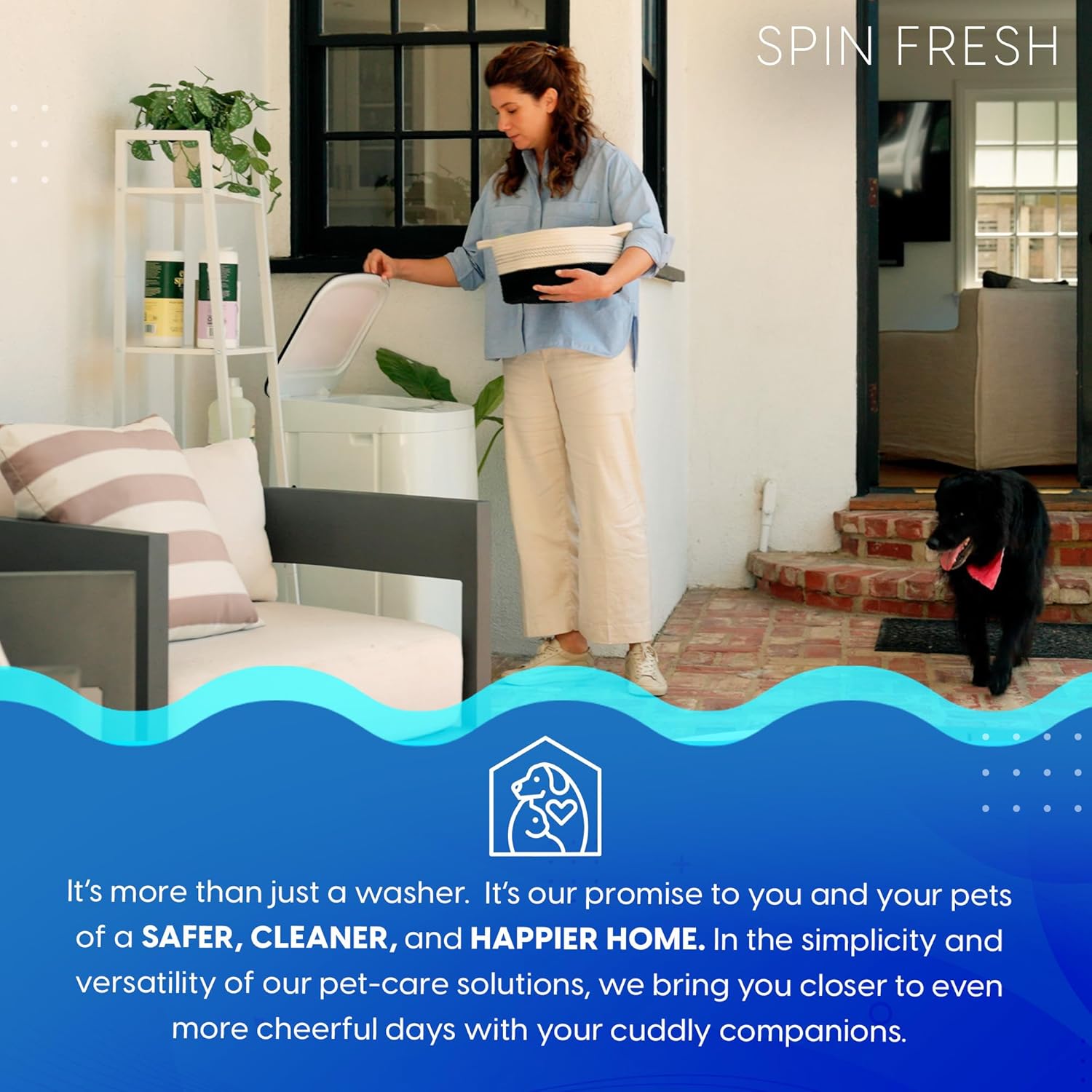 Compact Washing Machine – Fully Automatic Mini Washer for Small Loads & Pet Items | 8 lbs Capacity Portable Top Load Washer