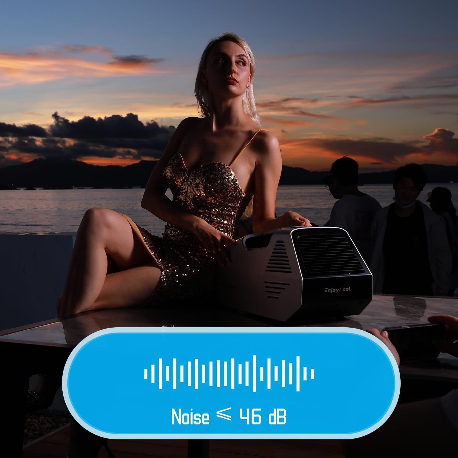 Portable Air Conditioners 2380BTU'S of Fast Cooling 240wh Add-On Battery with Extended Custom Run Times Ultralight Portable Air Conditioner Outdoor Air Conditioner Air Cooler Portable Air Conditioner