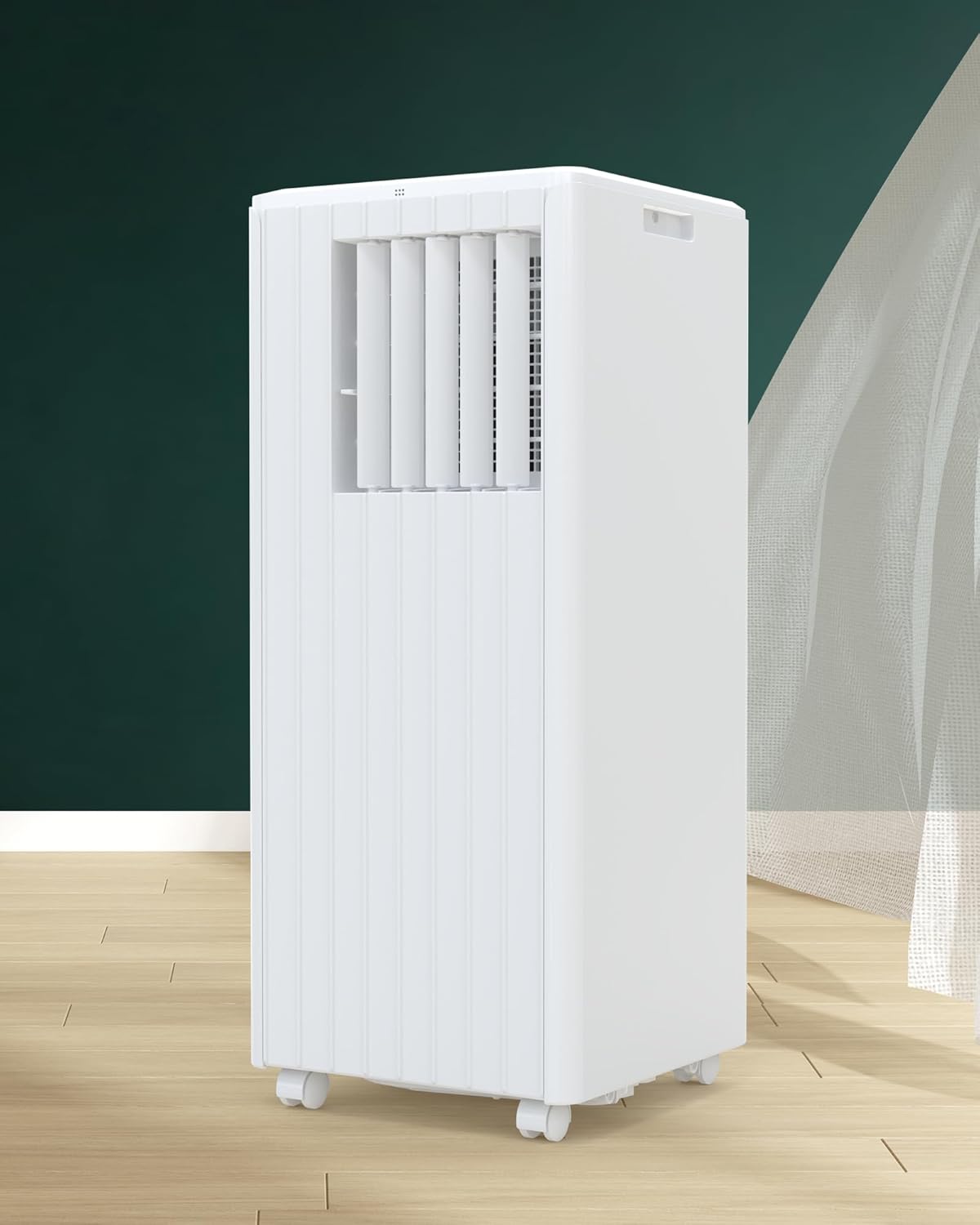Room Portable Air Conditioner, 8,000 BTU Window Air Conditioner Up to 350 Sq.Ft, 4 Modes Portable AC with Cooling, Fan, Dehumidifier & Sleep Mode, Remote Control, LED Display