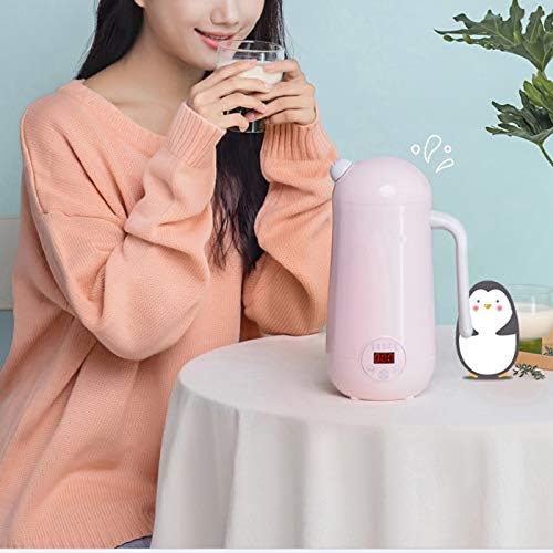 Mini Soymilk Machine Portable Soy Milk Rice Paste Maker Electric Juicer Blender Food Grinding Heating Processor 350ml(black-JoJo's Bizarre Adventure1)