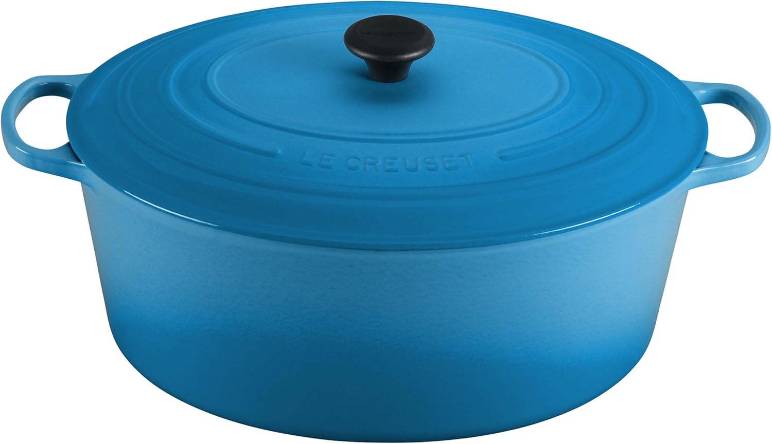 Le Creuset Enameled Cast Iron Signature Oval Dutch Oven, 15.5 qt., Marseille