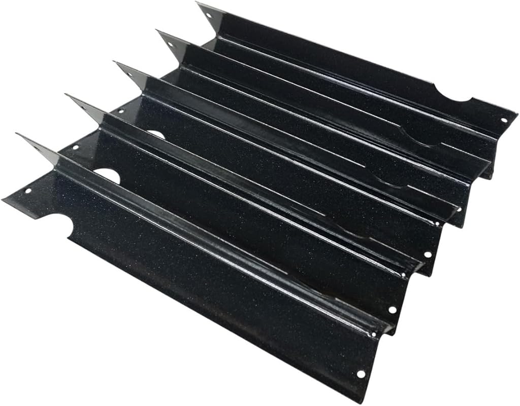 Porcelain Steel Heat Plates fits Weber Gas Grill Models, Set of 5, 90235 High for Reliable Component, Precision, Stable Performance