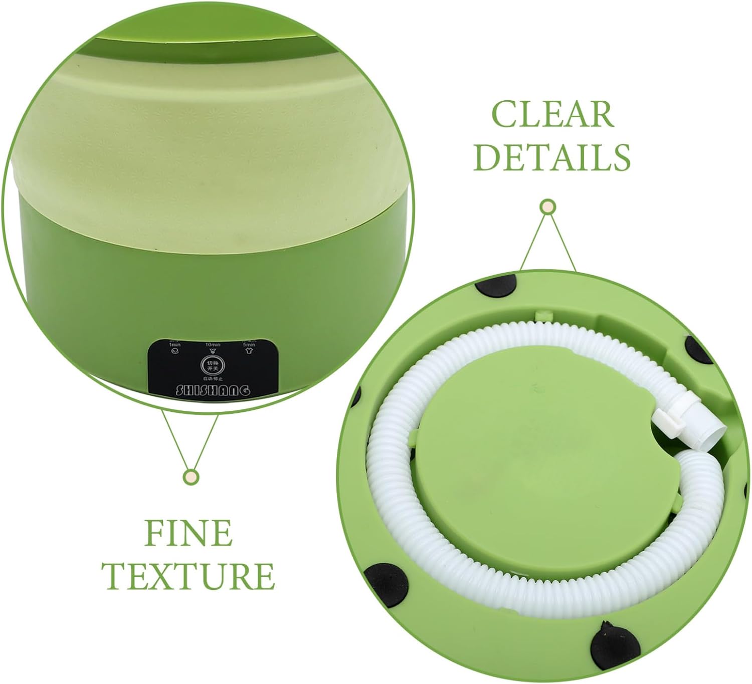 Gadpiparty Portable Washer Folding Washing Machine for Travel Camping Dorm Use Efficient Washer for Shirts Dresses Delicate Clothing Space Saving Design US Plug