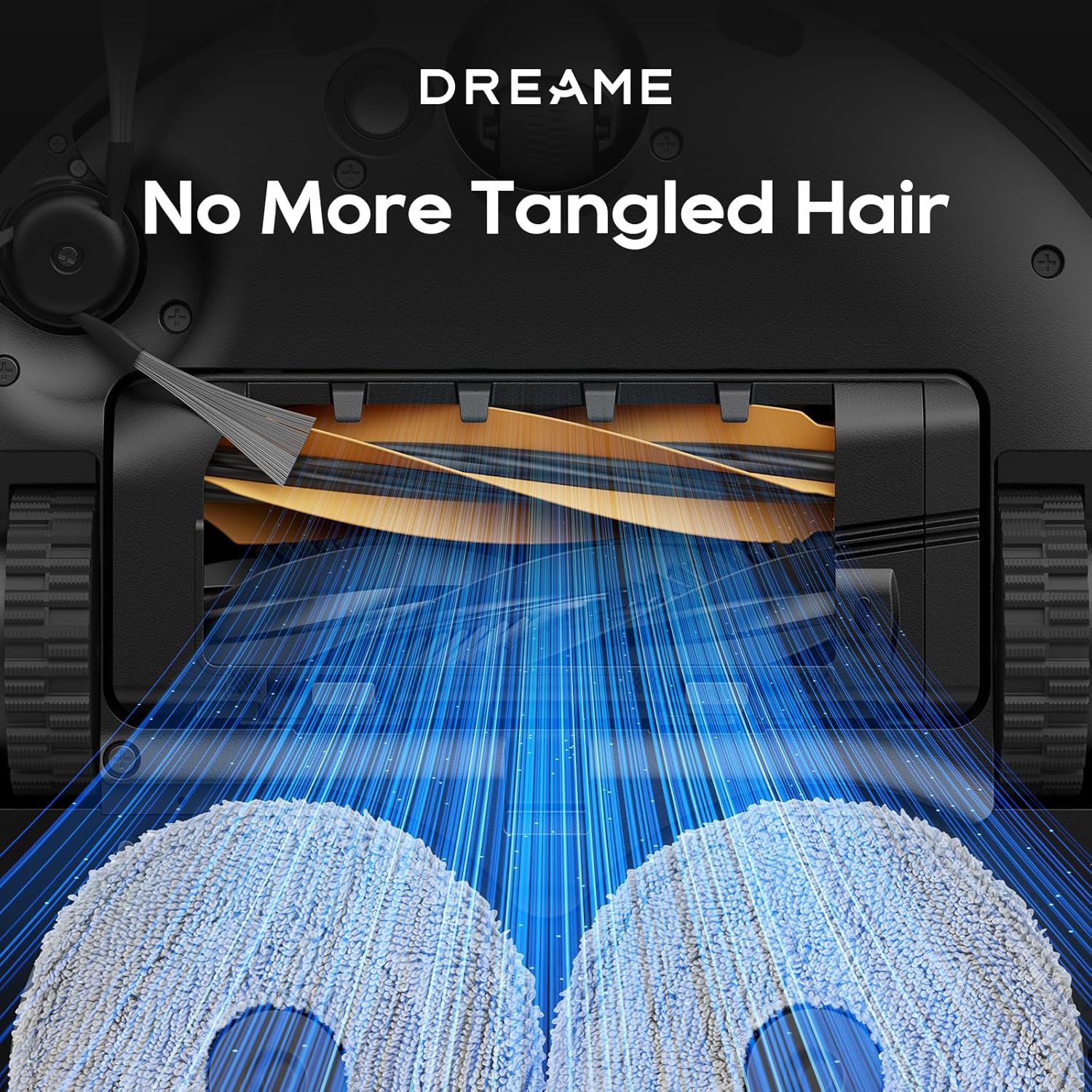 dreame Aqua10 Roller Robot Vacuum & HyperStream Detangling DuoBrush *1