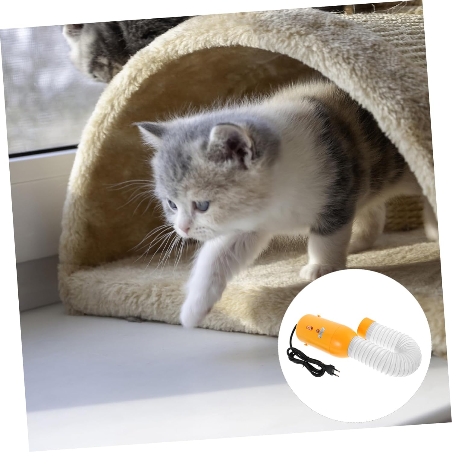 Mini Dryer Electric Dog Cat Dryer Machine Compact for Travel Dorm Fast Dry Quiet Operation