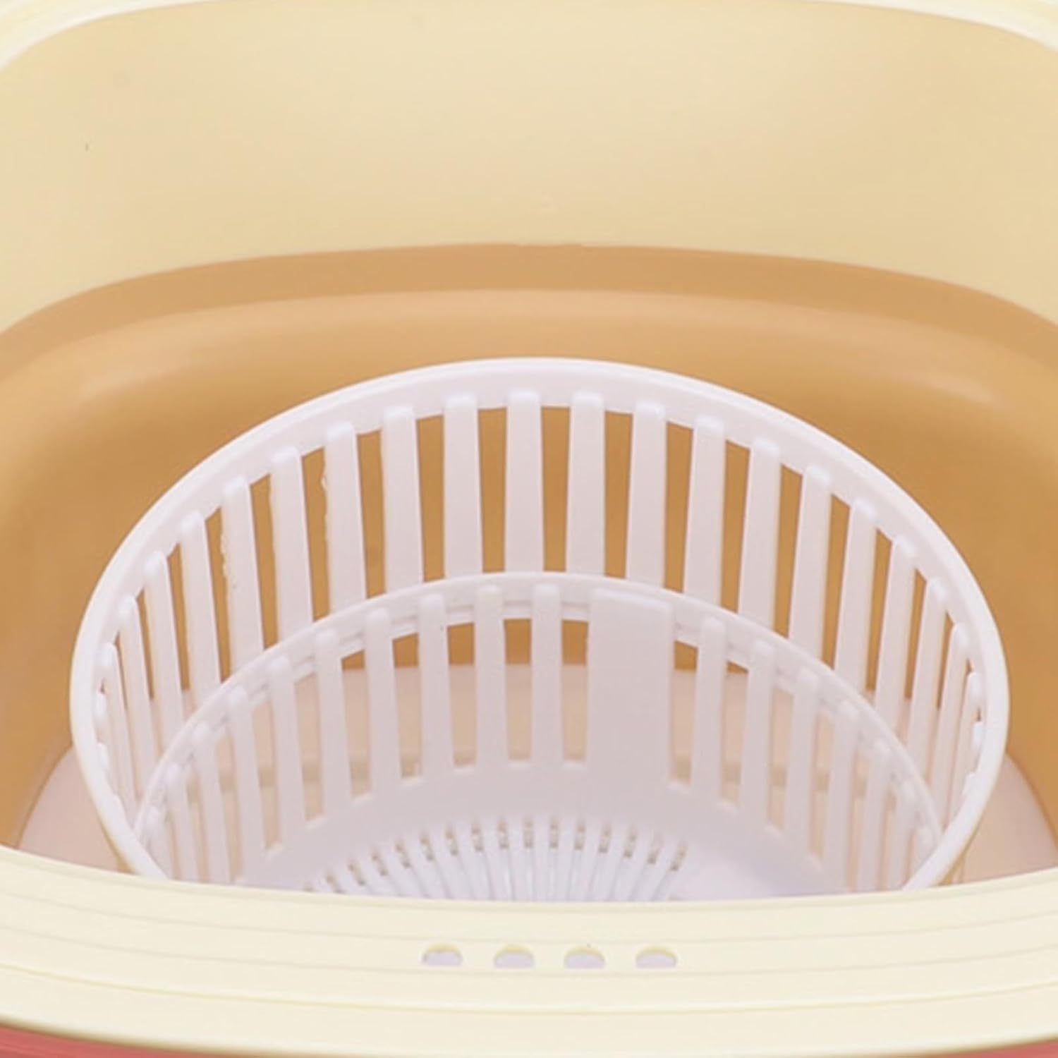 Portable Washing Machine 8L Foldable Underwear Washer with 3 Cleaning Modes Spinning Drying Function Drain Basket Small Foldable Laundry Machine for Toddler Clothes Socks (Khaki)