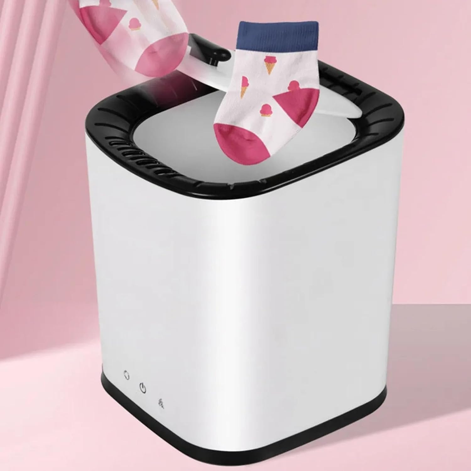 Mini Portable Washing Machine, Efficiently Cleans Small Items Washer for Travel Apartment Dorm