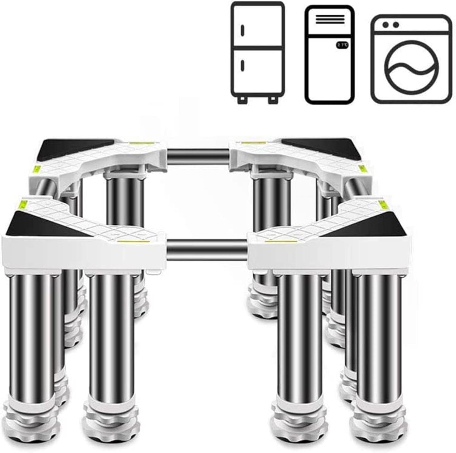 Sturdy Laundry and Kitchen Appliance Stand with Secure Holder for Stability (12 Feet 19)