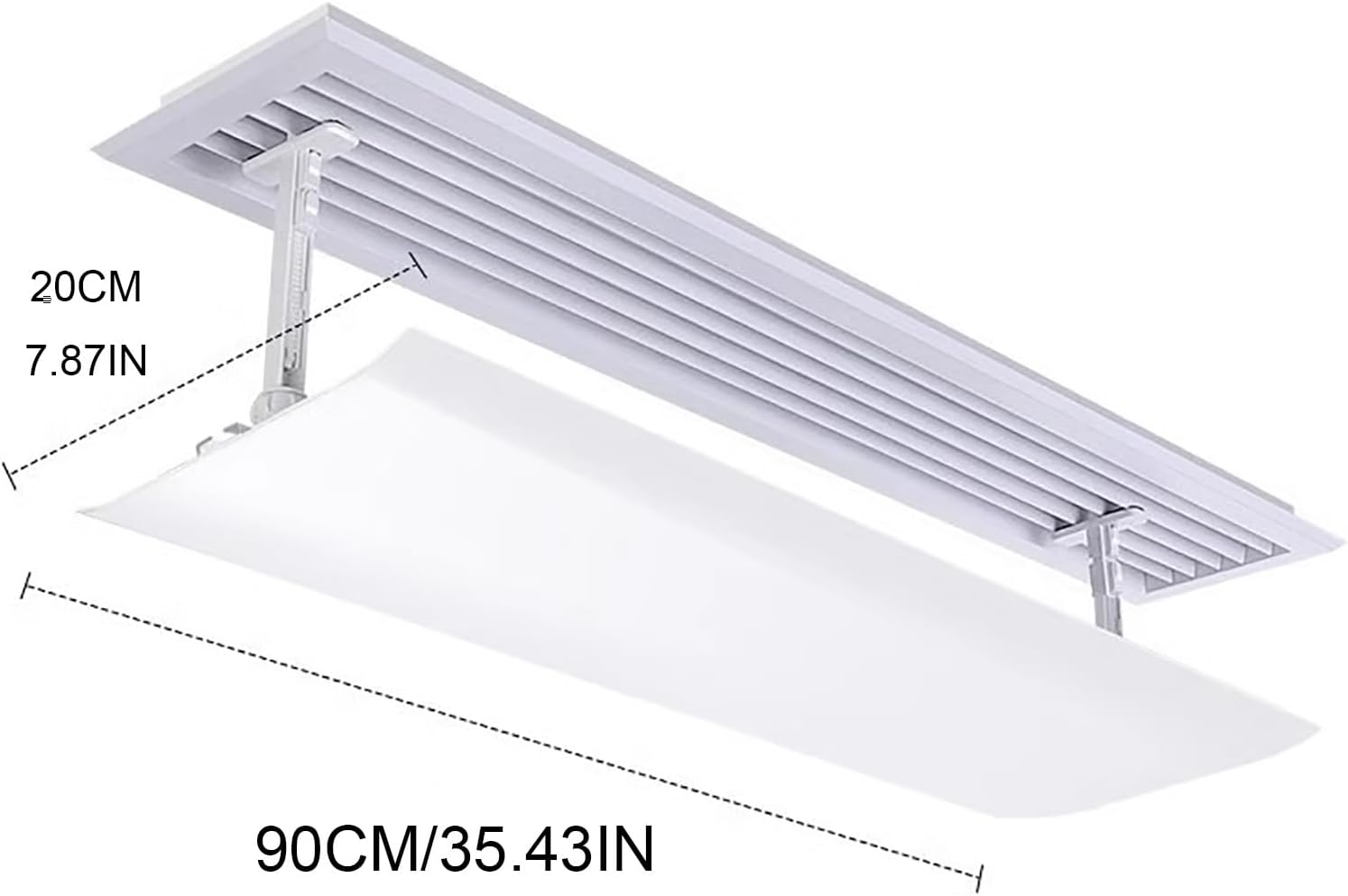 Ac Wind Deflector, Air Conditioner Deflectors, Retractable Adjustable Angle, Air Conditioners Wind Deflector for Ceiling