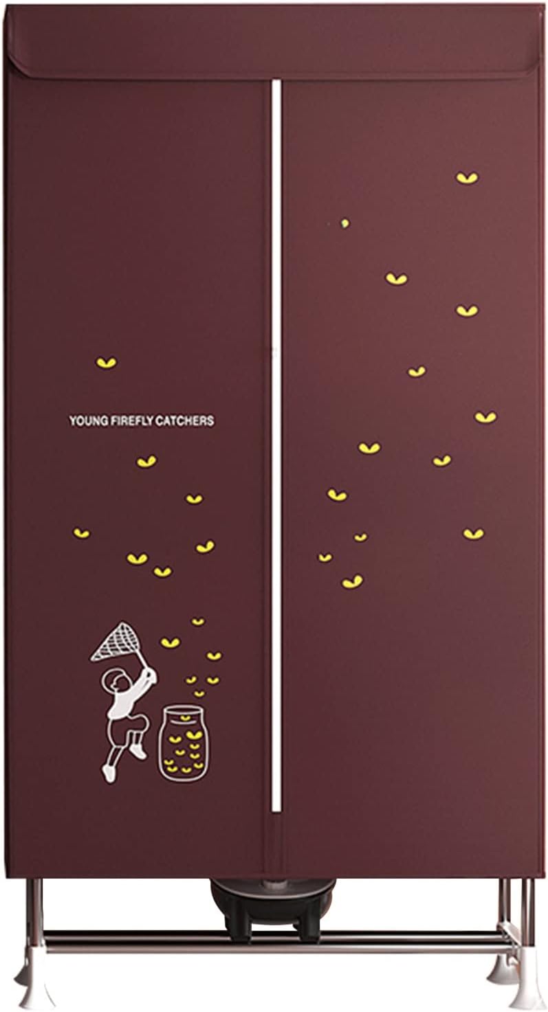 1500W Heated Clothes Airer, Electric Portable Clothes Airer Dryer, Stainless Steel Clothes Drying Racks Load Capacity 15kg, Overheating Protection, Double Layer for Apartment The New