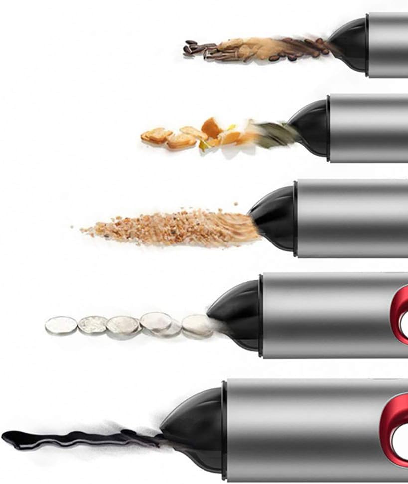 WYYHAA Handheld Vacuum Cordless, 120W 5.2 Kpa Portable Cordless Car Vacuum 2500mAh Lithium Battery Powerful Handheld Vacuum Cleaner for Car Home Pet Hair Dust…